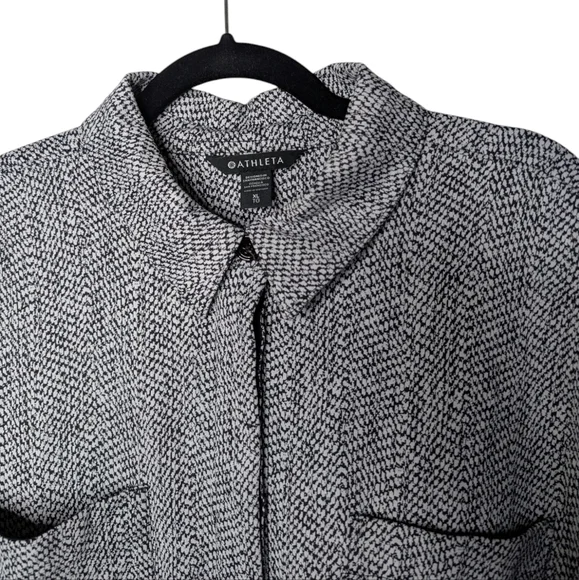 Athleta Gray Button Down Shirt - Picture 5 of 7